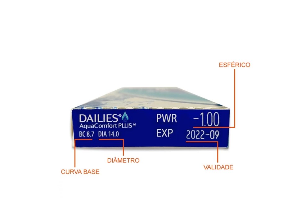 Lentes de contato Dailies AquaComfort Plus - Caixa com 10 lentes-foto-do-produto-1