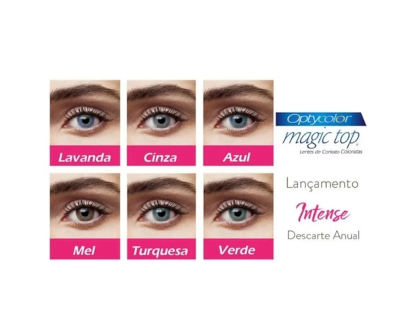 Lentes de contato Magic Top Optycolor Intense Lentes de contato Magic Top Optycolor Intense