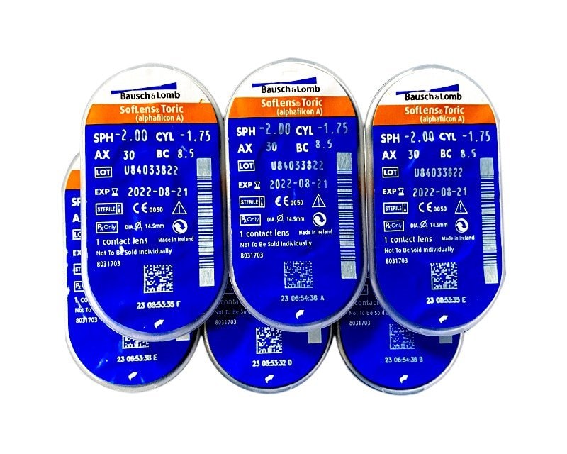 Informação técnica Lentes de Contato Soflens Toric