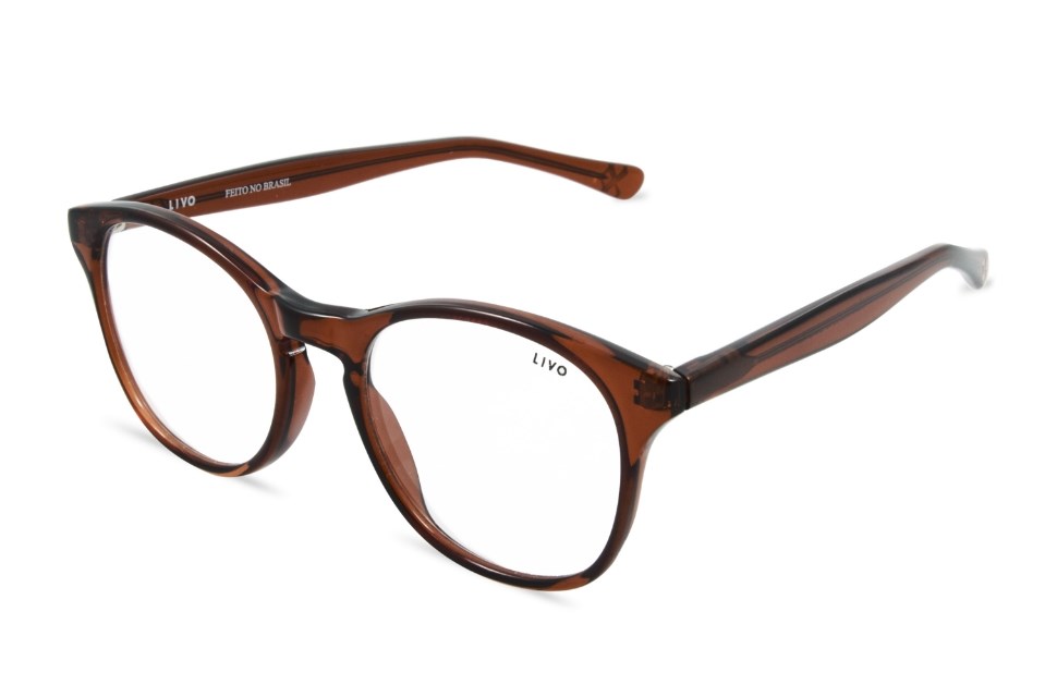 Óculos de grau Livo Art - Caramelo-foto-do-produto-1