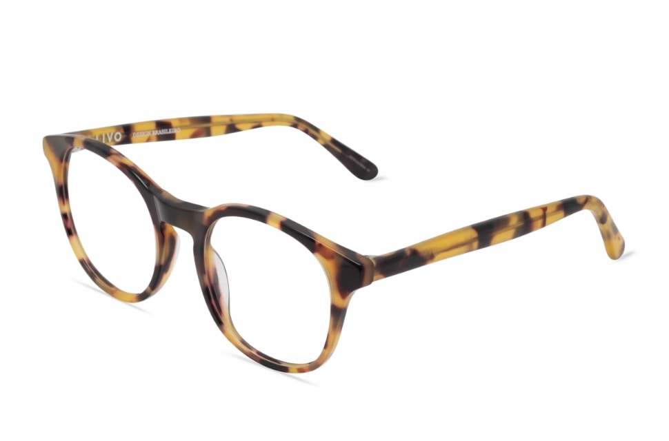 Óculos de grau Livo Art - Demi Amarelo-foto-do-produto-1