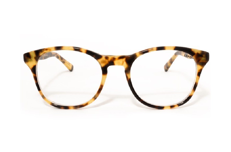 Óculos de grau Livo Art - Demi Amarelo + Cristal-foto-do-produto-0