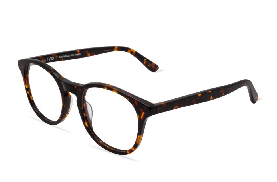 Óculos de grau Livo Art - Demi Escuro-foto-do-produto-1