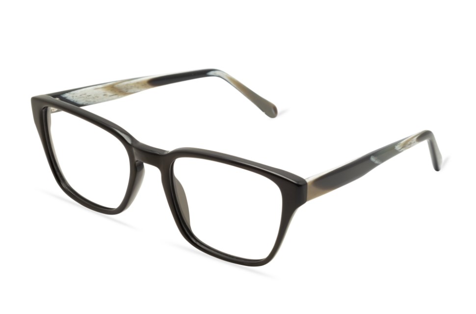 Óculos de grau Livo Beto - Preto + Marmore Branco-foto-do-produto-1