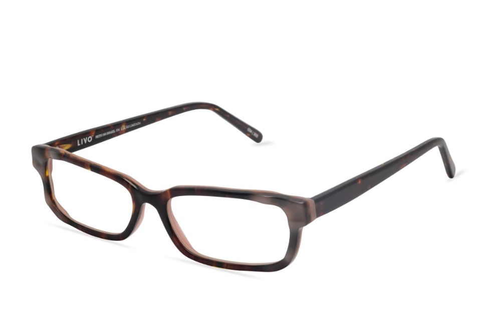 Óculos de grau Livo Celina - Demi Amarelo-foto-do-produto-1