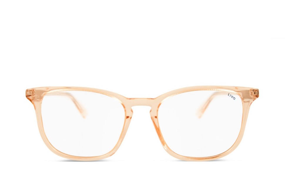 Óculos de grau Livo Leon - Nude Cristal-foto-do-produto-0