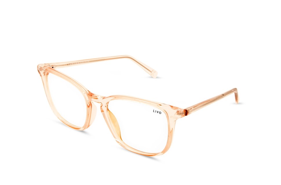 Óculos de grau Livo Leon - Nude Cristal-foto-do-produto-1