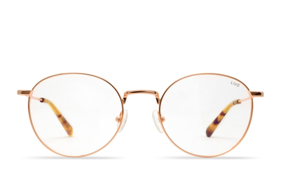 Óculos de grau Livo Martin - Cobre Brilho-foto-do-produto-0