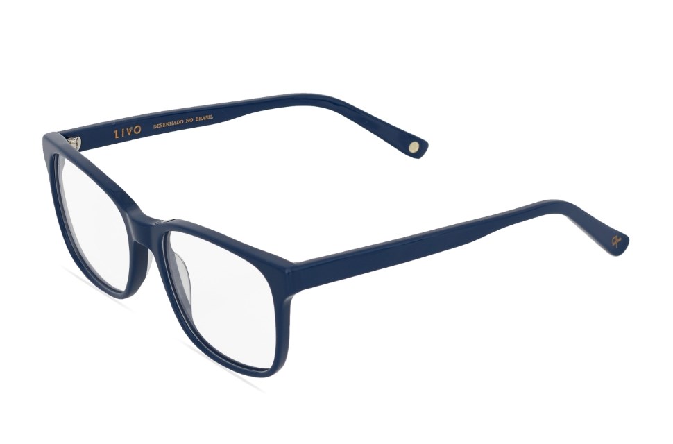 Óculos de grau Livo Mauricio - Azul Marinho-foto-do-produto-1