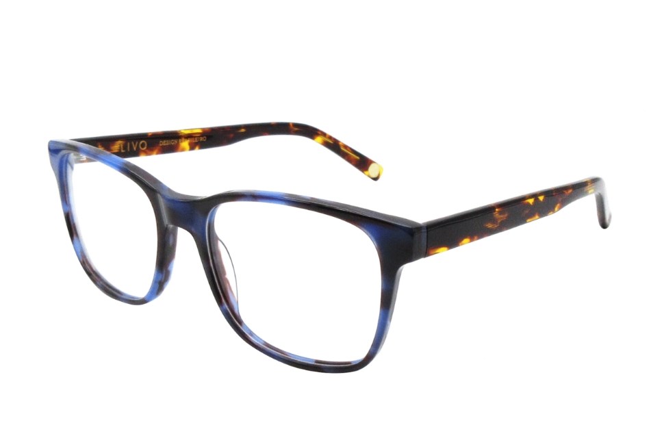 Óculos de grau Livo Mauricio - Demi Azul + Demi Classico-foto-do-produto-1