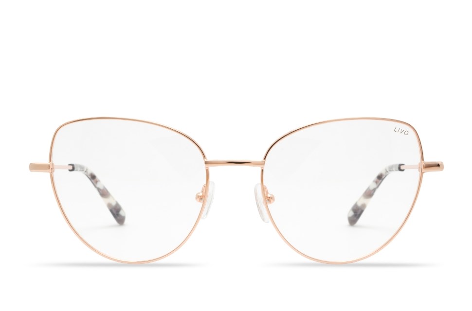 Óculos de grau Livo Mel - Cobre Brilho-foto-do-produto-0