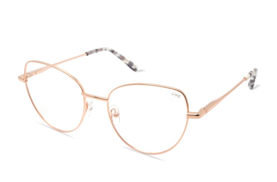 Óculos de grau Livo Mel - Cobre Brilho-foto-do-produto-1