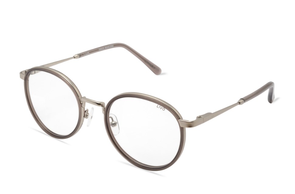 Óculos de grau Livo Mica - Prata Fosco-foto-do-produto-1