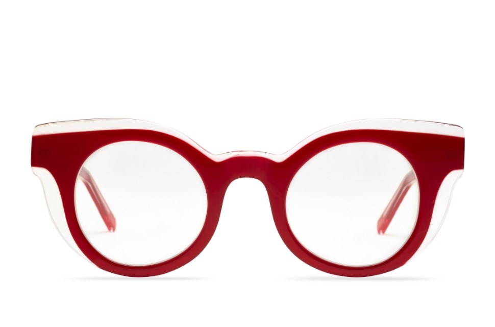 Óculos de grau Livo Nina - Vermelho + Cristal-foto-do-produto-0