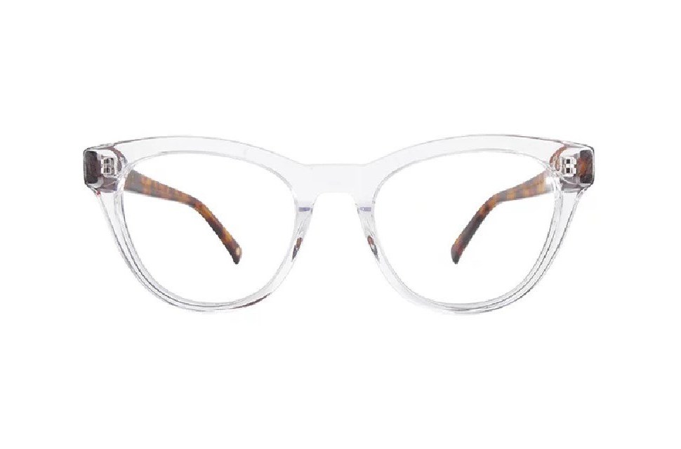 Óculos de grau Livo Nora - Cristal + Demi Ruivo-foto-do-produto-0