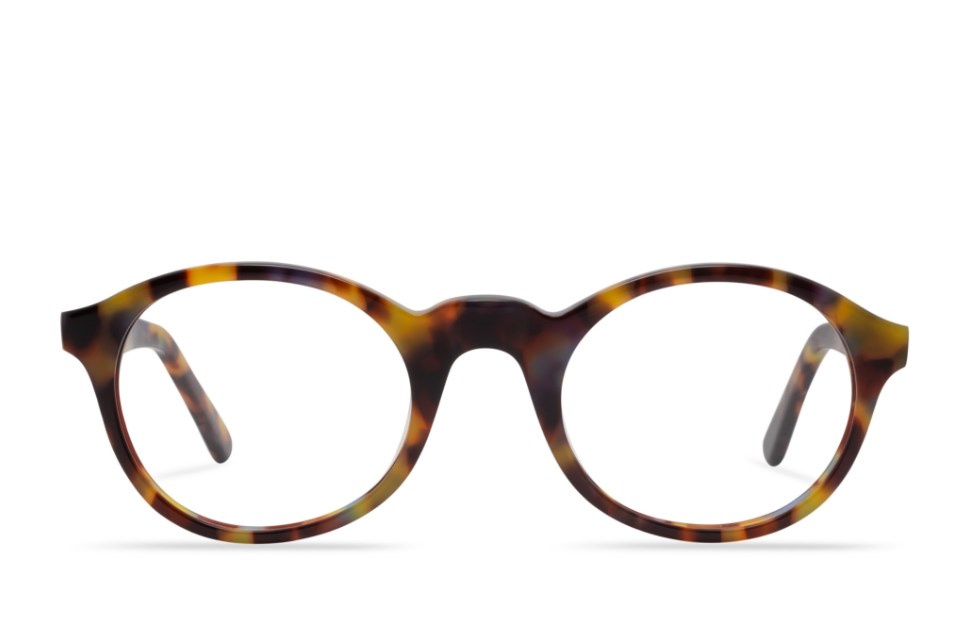Óculos de grau Livo Octavio - Demi Amarelo + Azul-foto-do-produto-0