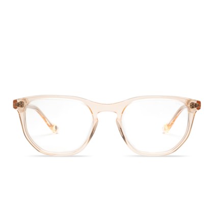 Óculos de grau Livo Pedro - Nude Cristal