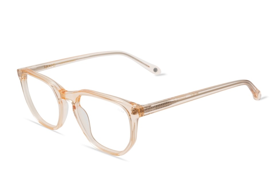 Óculos de grau Livo Pedro - Nude Cristal-foto-do-produto-1