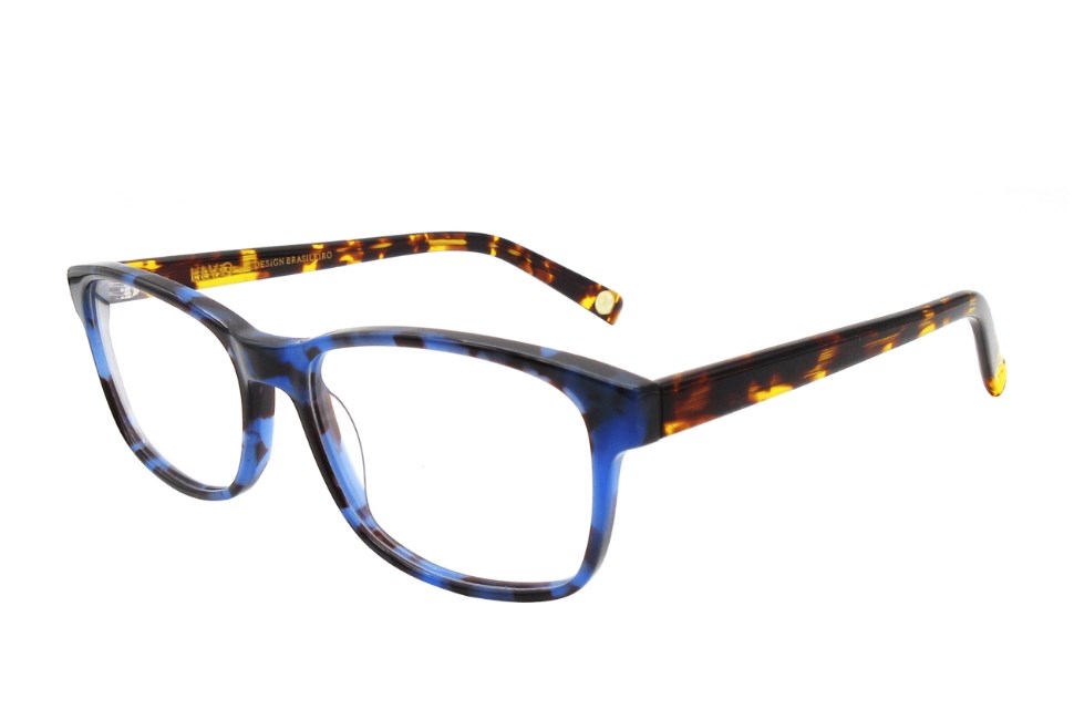 Óculos de grau Livo Ricardo - Demi Azul + Demi Classico-foto-do-produto-1