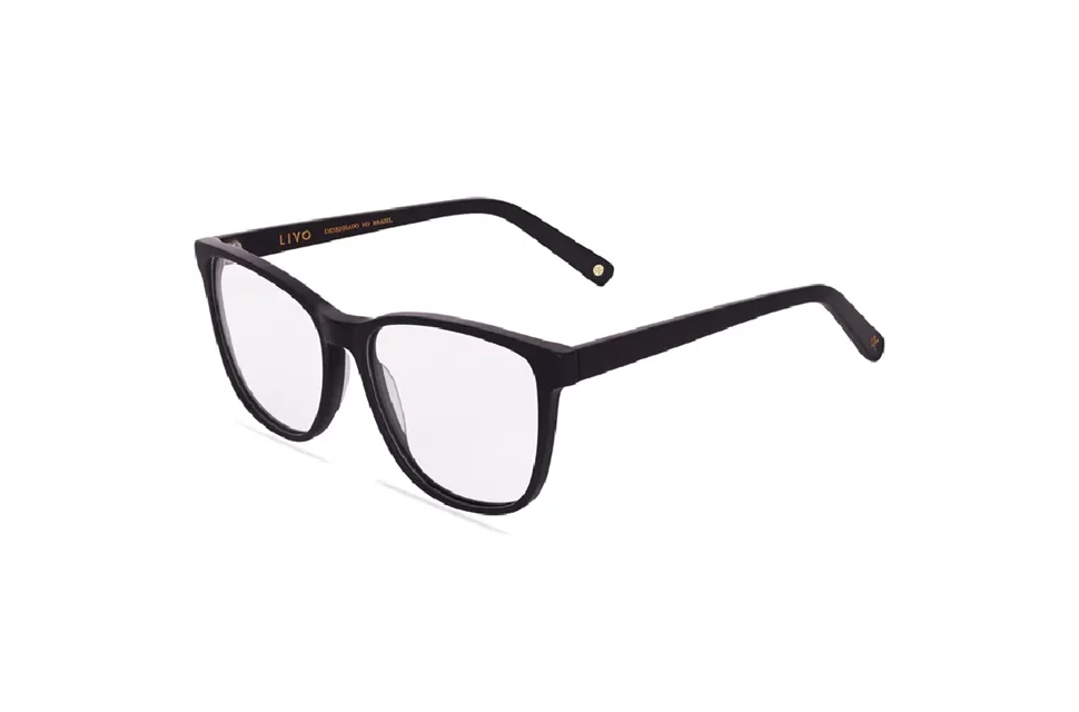 Óculos de grau Livo Rodrigo - Preto Fosco-foto-do-produto-1