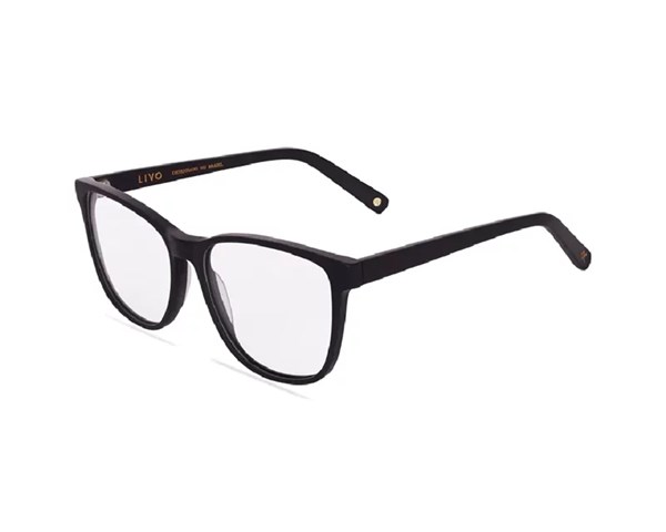 Óculos de grau Livo Rodrigo - Preto Fosco