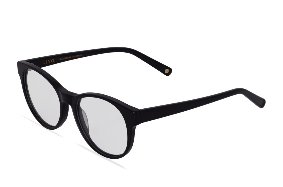 Óculos de grau Livo Ronaldo - Preto-foto-do-produto-1