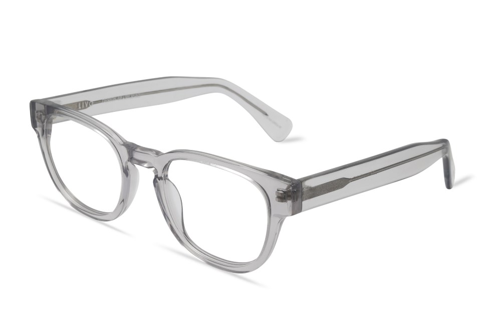 Óculos de grau Livo Sasha - Cinza Cristal-foto-do-produto-1