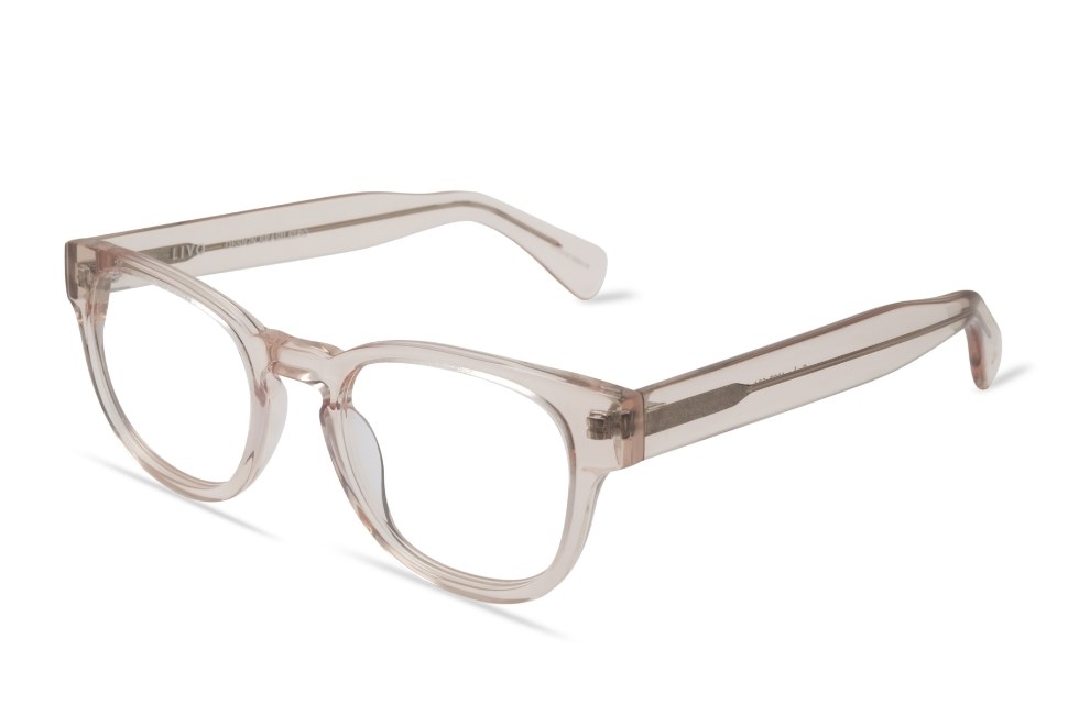 Óculos de grau Livo Sasha - Nude Cristal-foto-do-produto-1