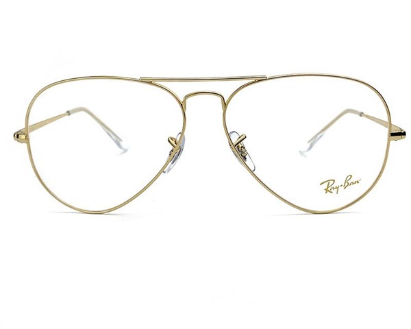 Óculos de grau Ray-Ban Aviator Metal II RB6489 3086 58