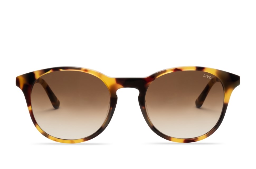 Óculos de Sol Livo Art - Demi Amarelo 2-foto-do-produto-0