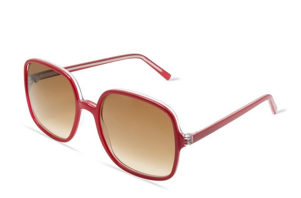 Óculos de Sol Livo Eva - Vermelho + Cristal-foto-do-produto-1