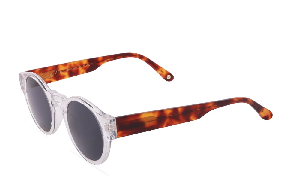 Óculos de Sol Livo Jules - Cristal + Demi Ruivo-foto-do-produto-1