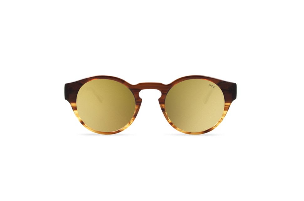 Óculos de Sol Livo Jules - Demi Honey Gold Mirror-foto-do-produto-0