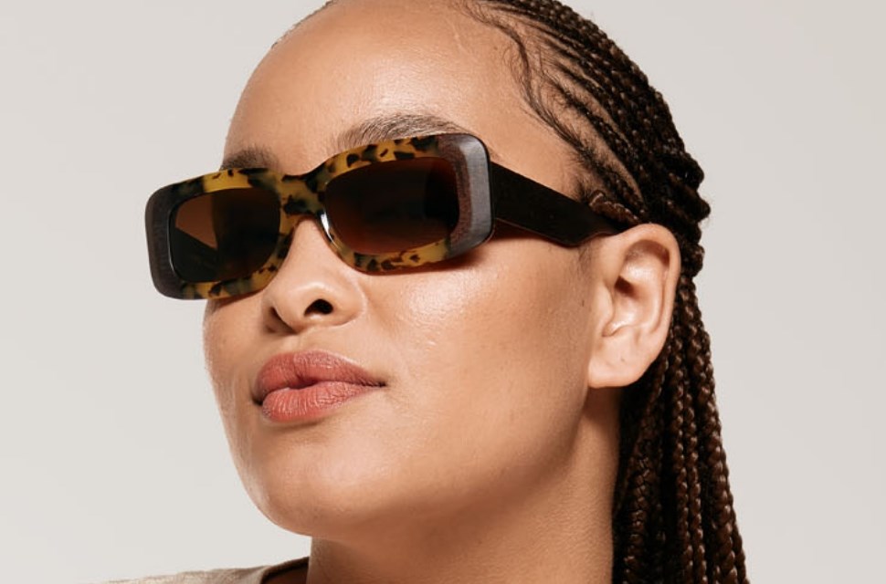 Óculos de Sol Livo Karolina - Demi Amarelo + Marrom Fosco-foto-do-produto-4