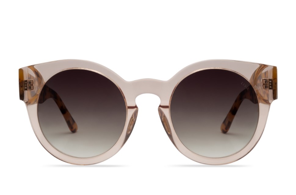 Óculos de Sol Livo Leah - Nude Cristal + Demi Amarelo-foto-do-produto-0