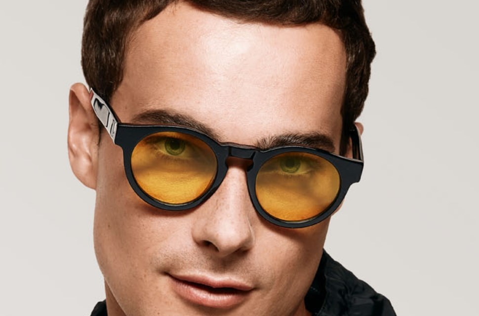 Óculos de Sol Livo Lucas - Preto + Amarelo-foto-do-produto-2