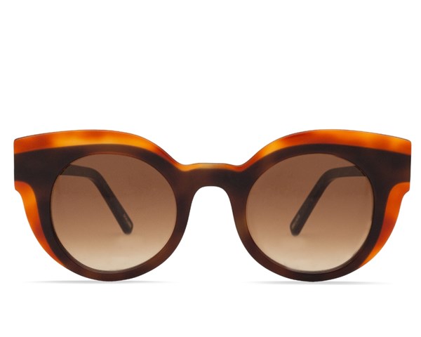 Óculos de Sol Livo Nina II - Demi Ruivo + Marmore Azul