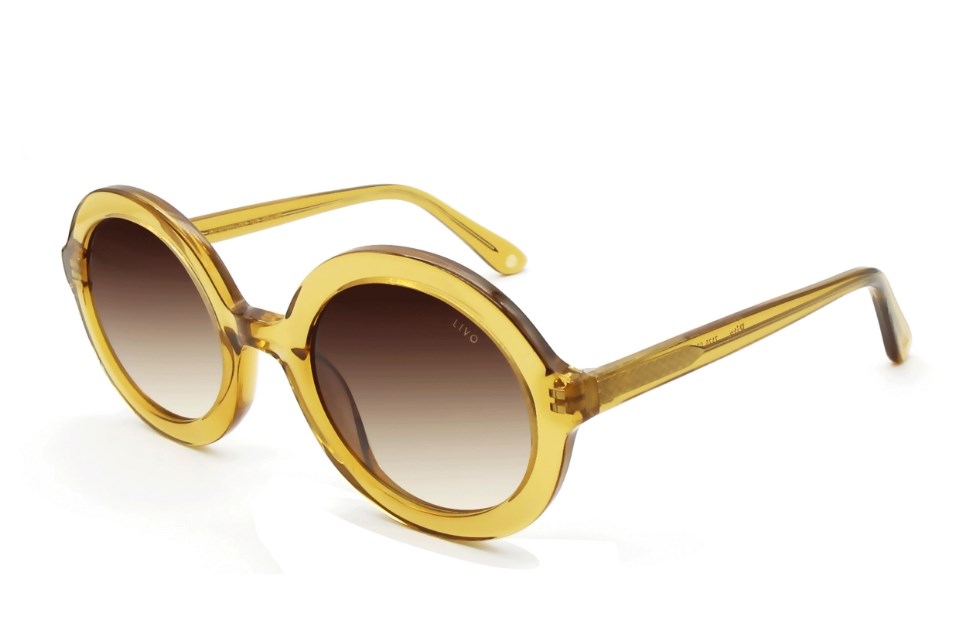 Óculos de Sol Livo Rita - Amarelo Cristal-foto-do-produto-1