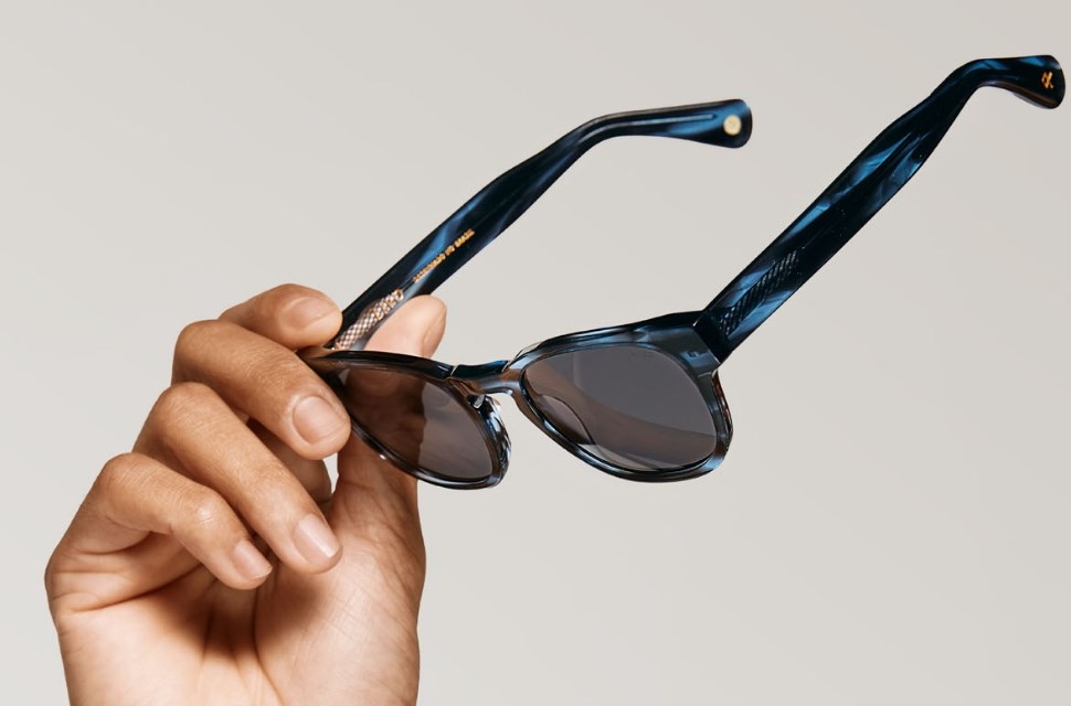 Óculos de Sol Livo Sasha - Rajado Azul + Preto-foto-do-produto-3