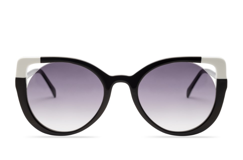Óculos de Sol Livo Wilma - Preto + Branco-foto-do-produto-0
