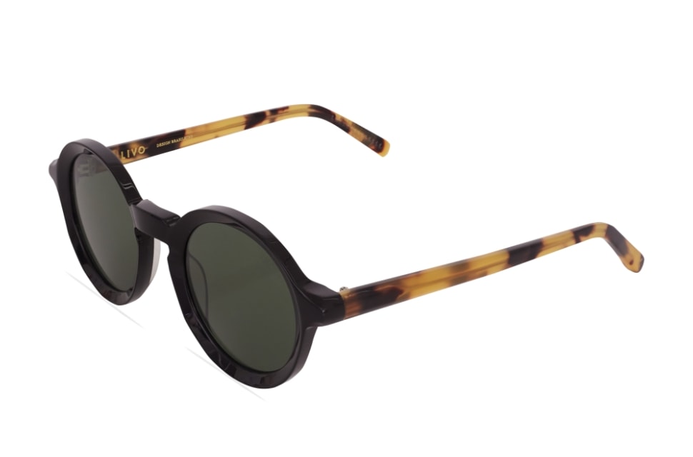 Óculos de Sol Noah - Preto + Demi Amarelo-foto-do-produto-1