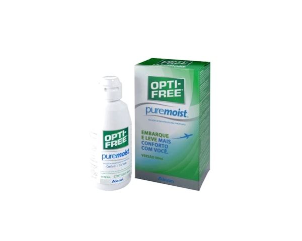 Opti-Free Pure Moist 90 ml - Solução para lentes de contato Opti-Free Pure Moist 90 ml - Solução para lentes de contato