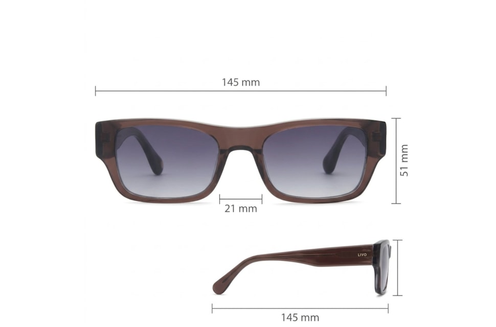 Oscar - Marrom Cristal