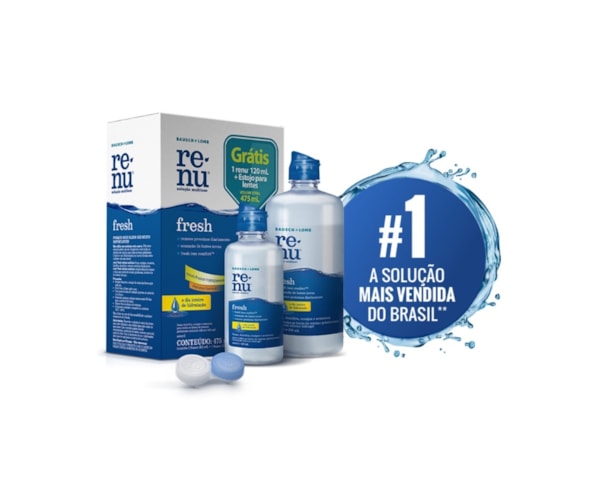 Renu Fresh 475 ml - Solução para lentes de contato Renu Fresh 475 ml - Solução para lentes de contato