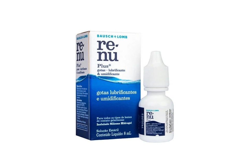Renu Plus gotas 8 ml - Lubrificante e umidificante