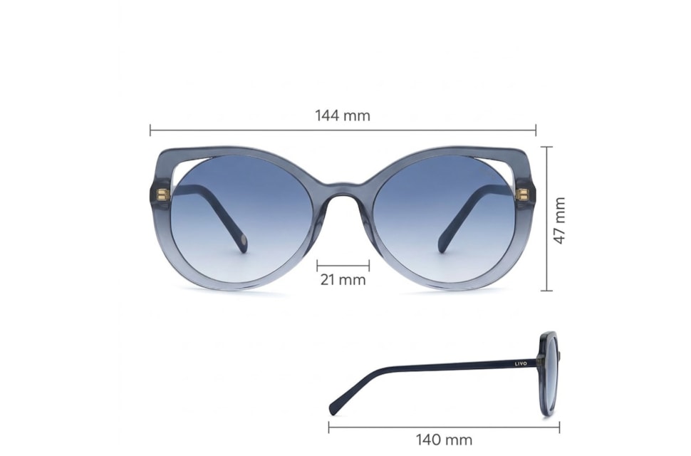 Wilma - Azul Cristal Degrade