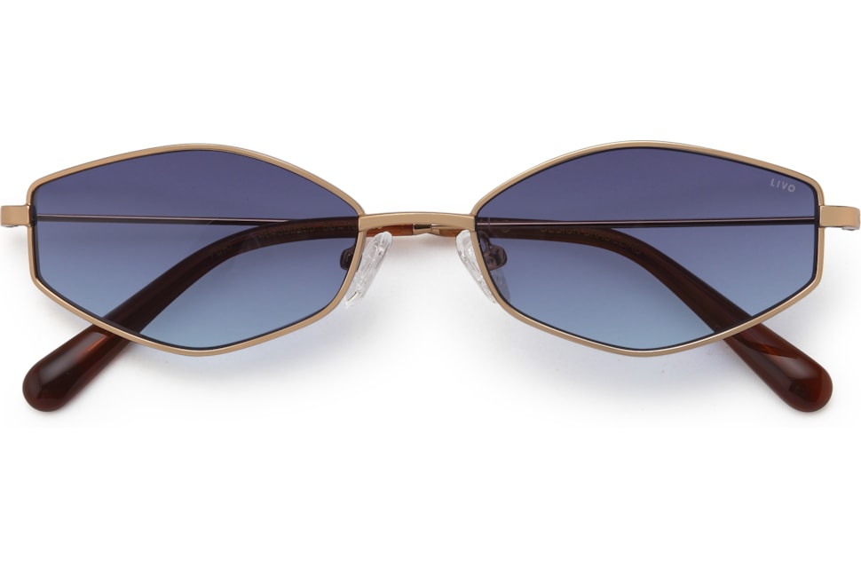 Yuki - Bronze + Lente Azul Degradê