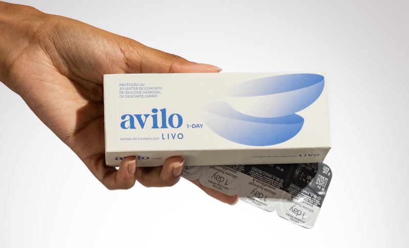 Lentes de contato Avilo diária descartáveis
