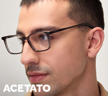 Acetato Acetato óculos de grau masculino