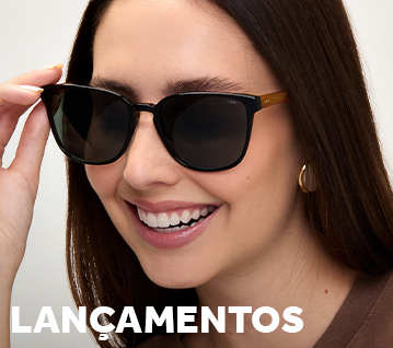 Lançamentos Lançamentos Óculos de sol estilo quadrado